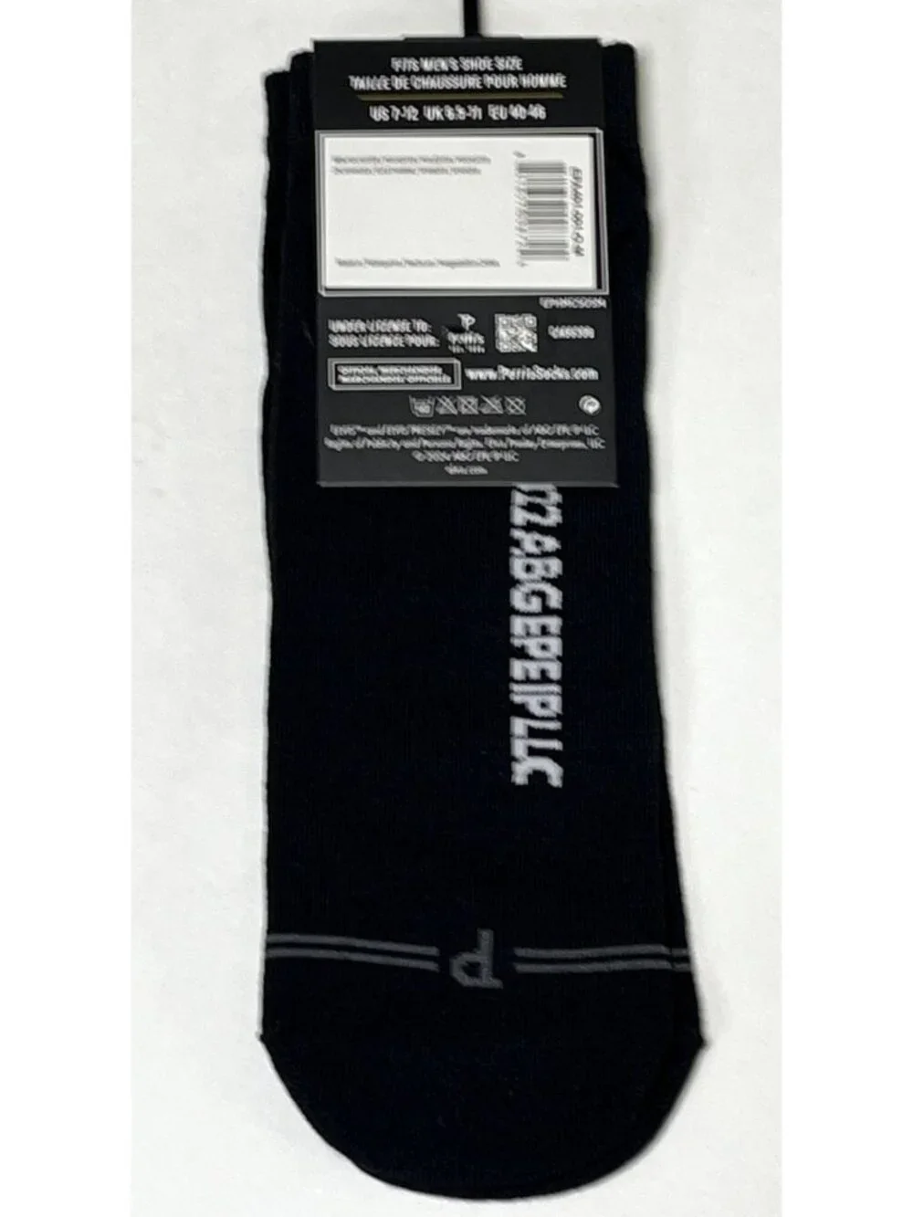 Men's Gold Silhouette Music Icon Low Cut Socks Retro Graphic One Size NWT